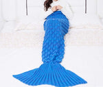 MermiTail Soft Knitted Mermaid Blanket Tail