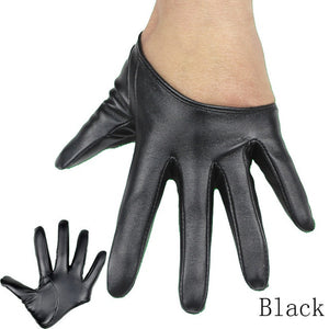 Leather Gloves Half Palm_allurelane