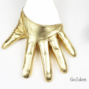 Leather Gloves Half Palm_allurelane